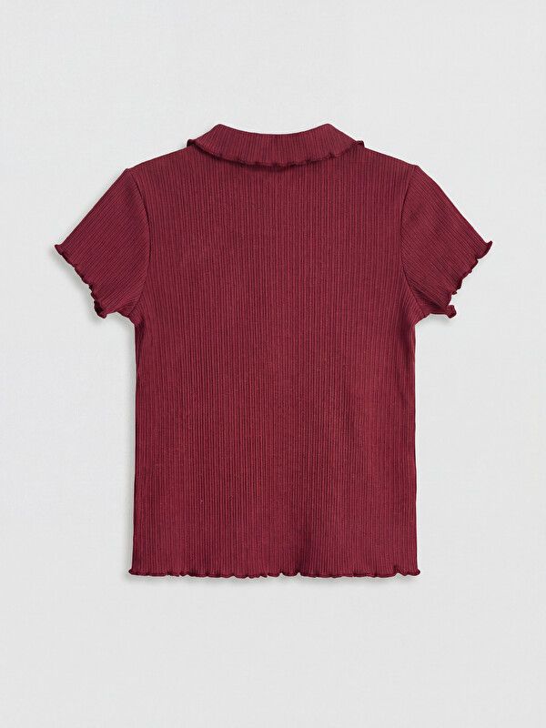 Moudda LC Waikiki - Pack de bodies manches courtes en jersey pour Fille couleur Bordeaux clair - Tunisie 3