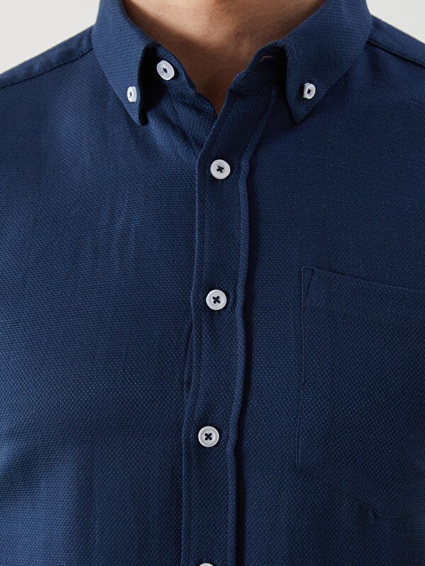 Moudda LC Waikiki - Chemise manches courtes en tissu pour Homme - Tunisie 3