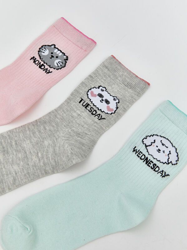 Moudda LC Waikiki - Chaussettes courtes Fille Rose - Tunisie 2