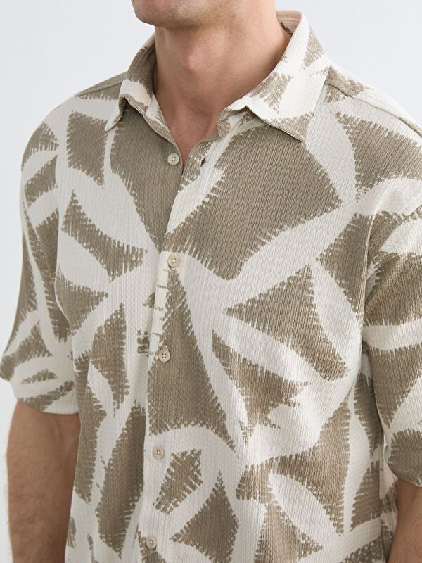 Moudda LC Waikiki - Chemise imprimée manches courtes en tissu pour Homme - Tunisie 3