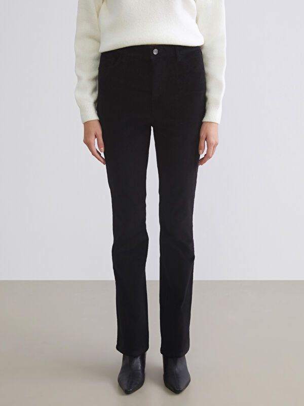 Moudda LC Waikiki - Pantalon tissé cv épais pour Femmes - Tunisie 2