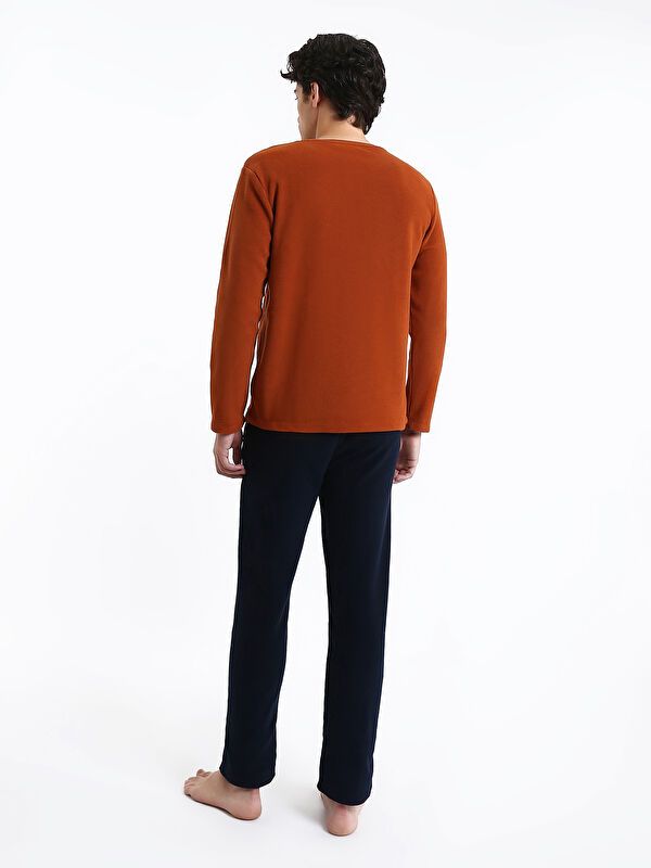 Moudda LC Waikiki - Ensemble pyjama en jersey à manches longues et bas longs pour Hommes - Tunisie 5