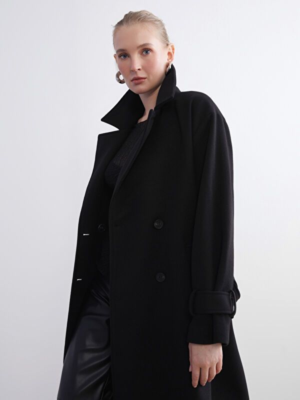 Moudda LC Waikiki - Manteau aspect laine pour Femmes - Tunisie 1