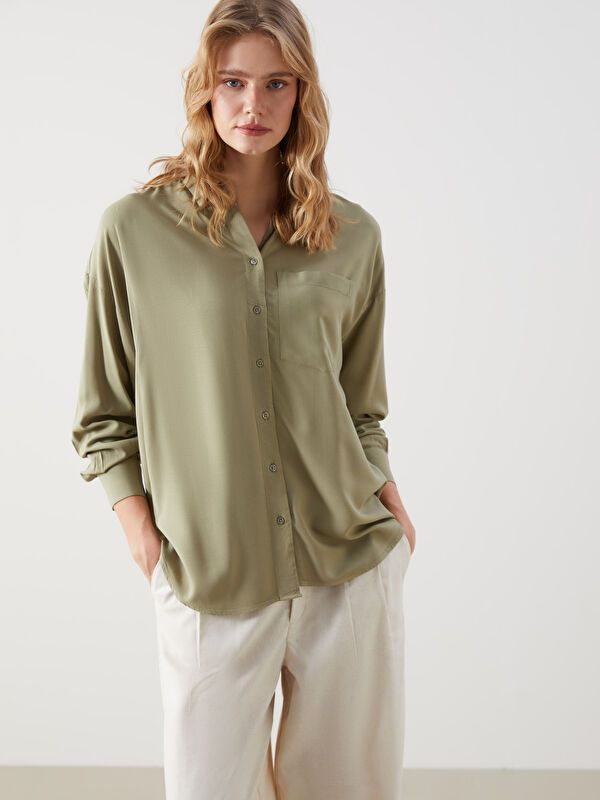 Moudda LC Waikiki - Chemise tissée à manches longues pour Femmes - Tunisie 1