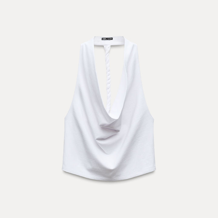 Moudda ZARA - T-shirt Dos Nu à Nœud - Tunisie 1