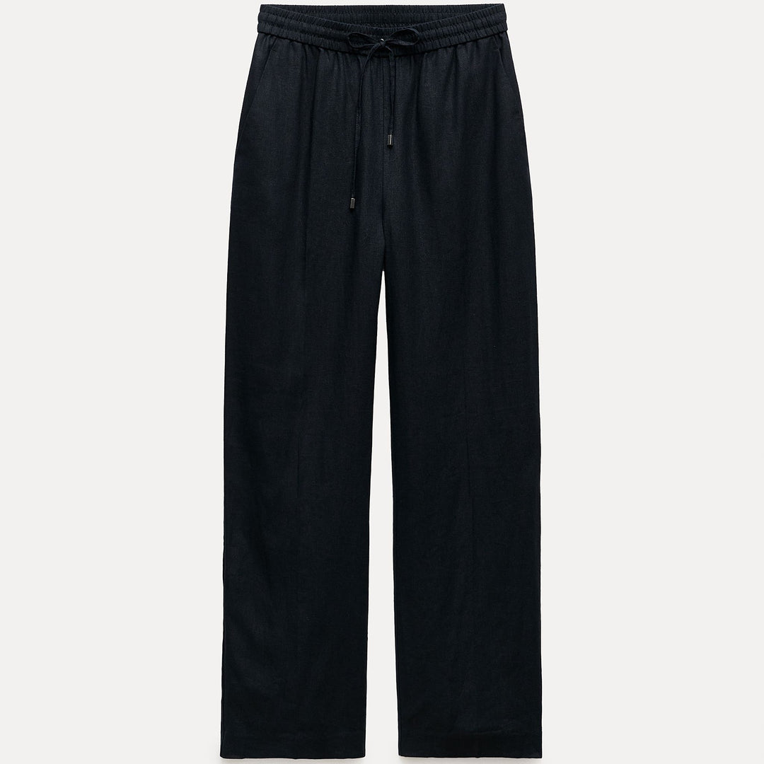 Moudda ZARA - Pantalon droit en lin taille élastique - Tunisie 1
