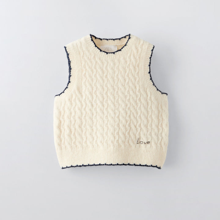 Moudda ZARA - Gilet finitions contrastées - Tunisie 2