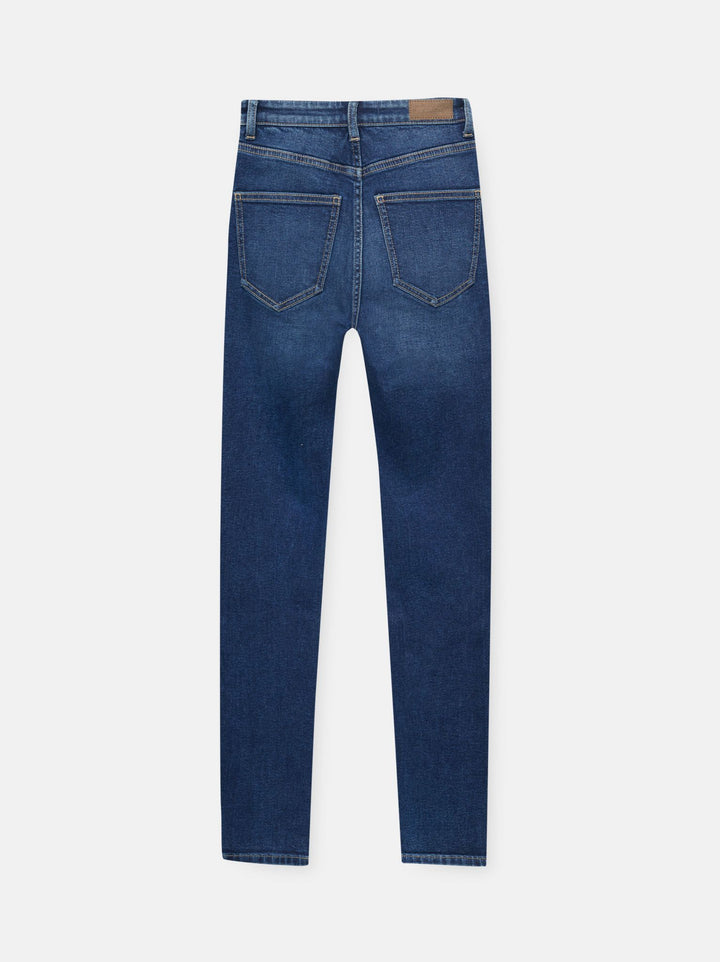 Moudda PULL & BEAR - Pantalon Skinny Super Taille Haute Blanc - Tunisie 3