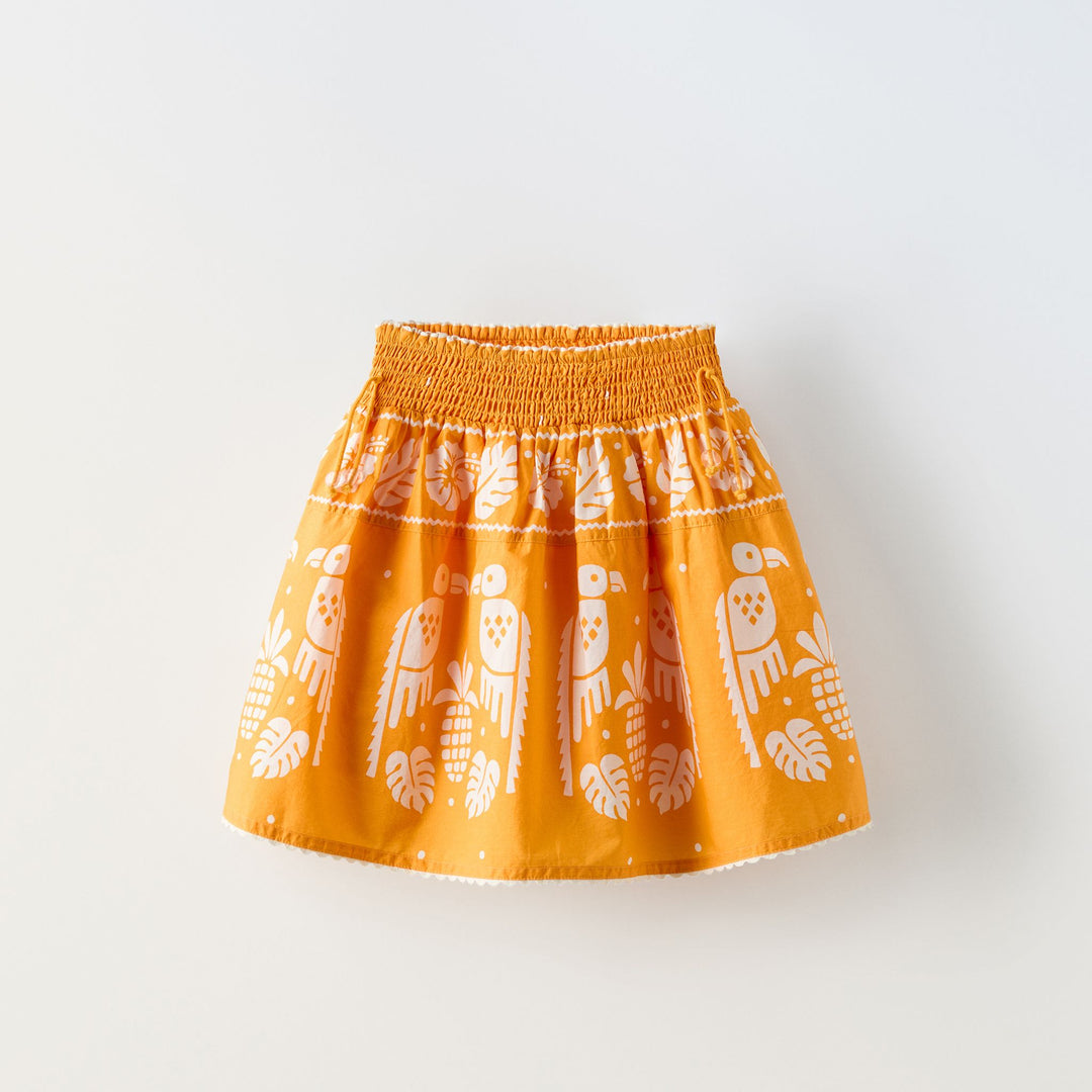 Moudda ZARA - Jupe fille imprimée oiseaux - Tunisie 1