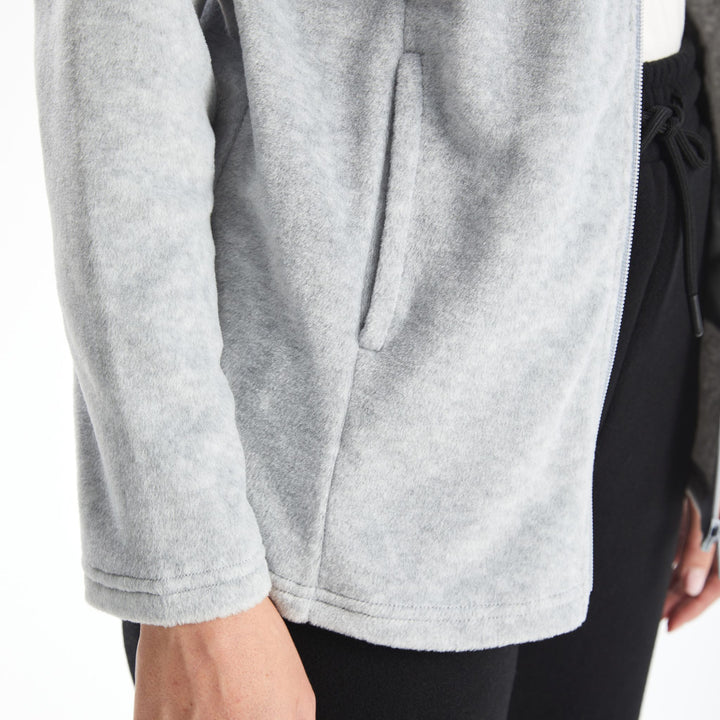 Moudda LC Waikiki - Cardigan jersey Femme Mélange de gris - Tunisie 3