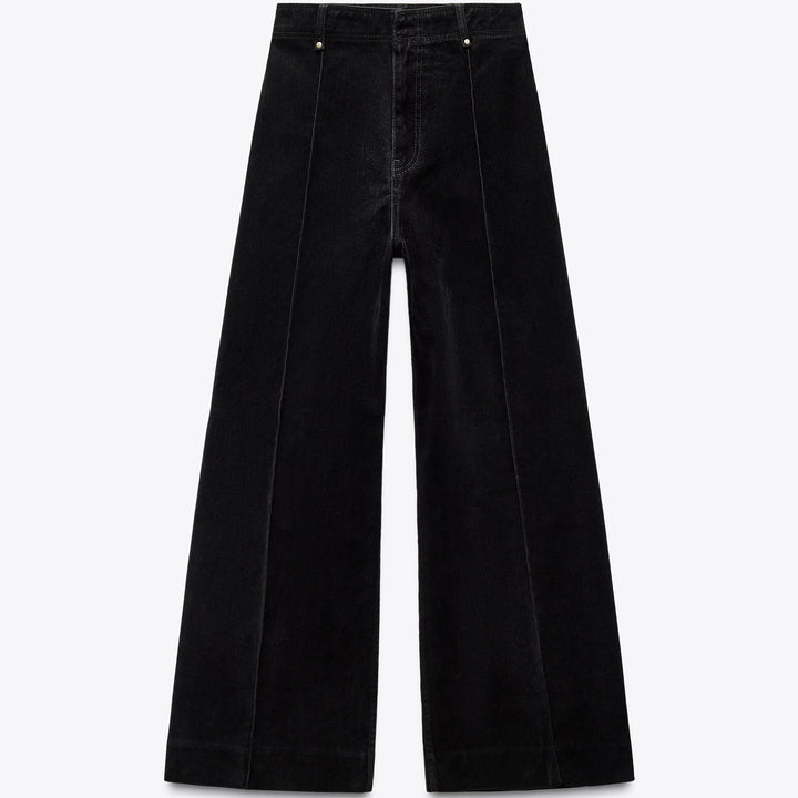 Moudda ZARA - Pantalon Wide Leg Tailleur - Flock - Tunisie 1