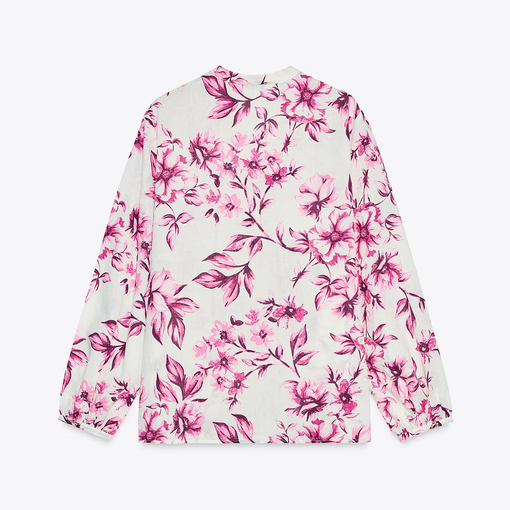 Moudda ZARA - Ensemble Blouse Coton Imprimée - Col Caja - Tunisie 2