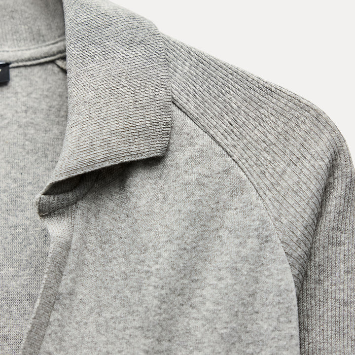 Moudda ZARA - T-shirt bi-matière, col en V, manches longues - Tunisie 3