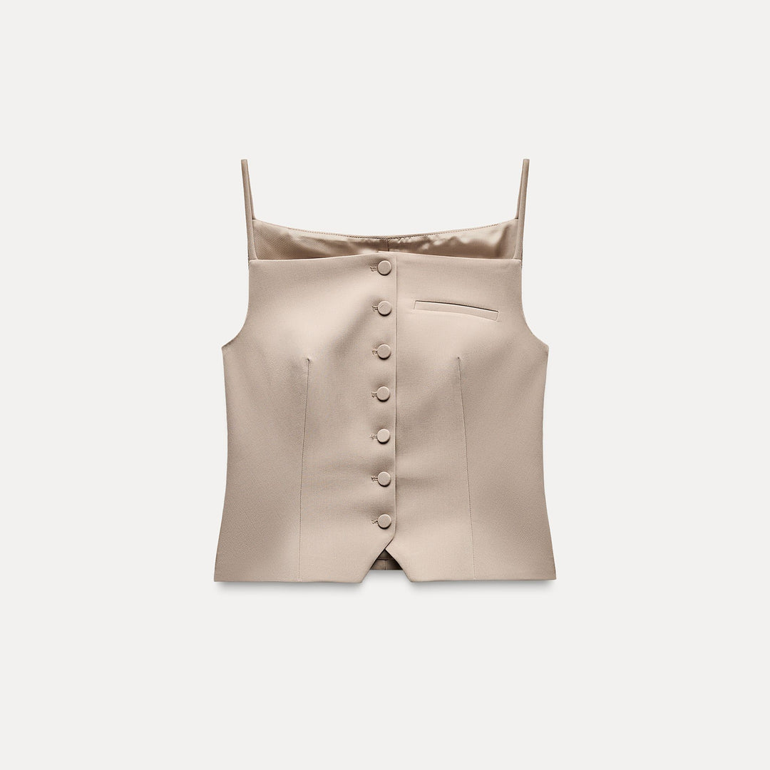 Moudda ZARA - Gilet col droit boutons doublé - Tunisie 1