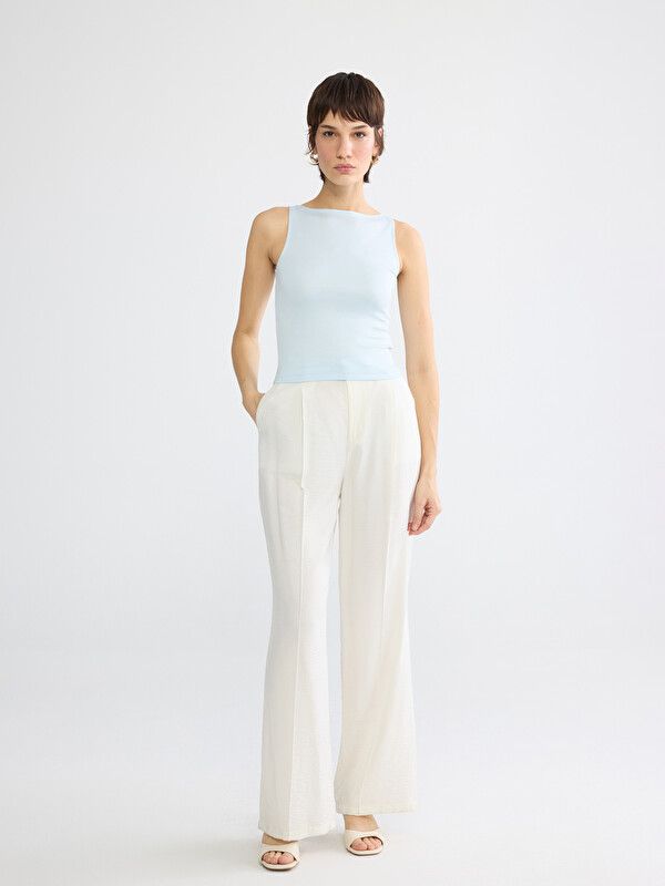 Moudda LC Waikiki - Sans manches en jersey pour Femme couleur Bleu clair - Tunisie 2