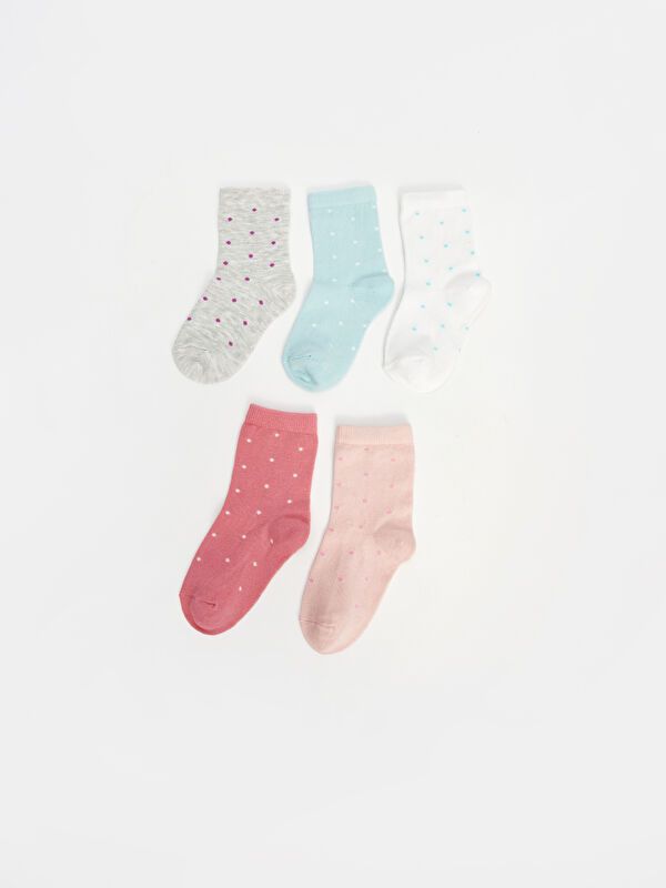 Moudda LC Waikiki - Chaussettes courtes Fille Rose rose - Tunisie 1