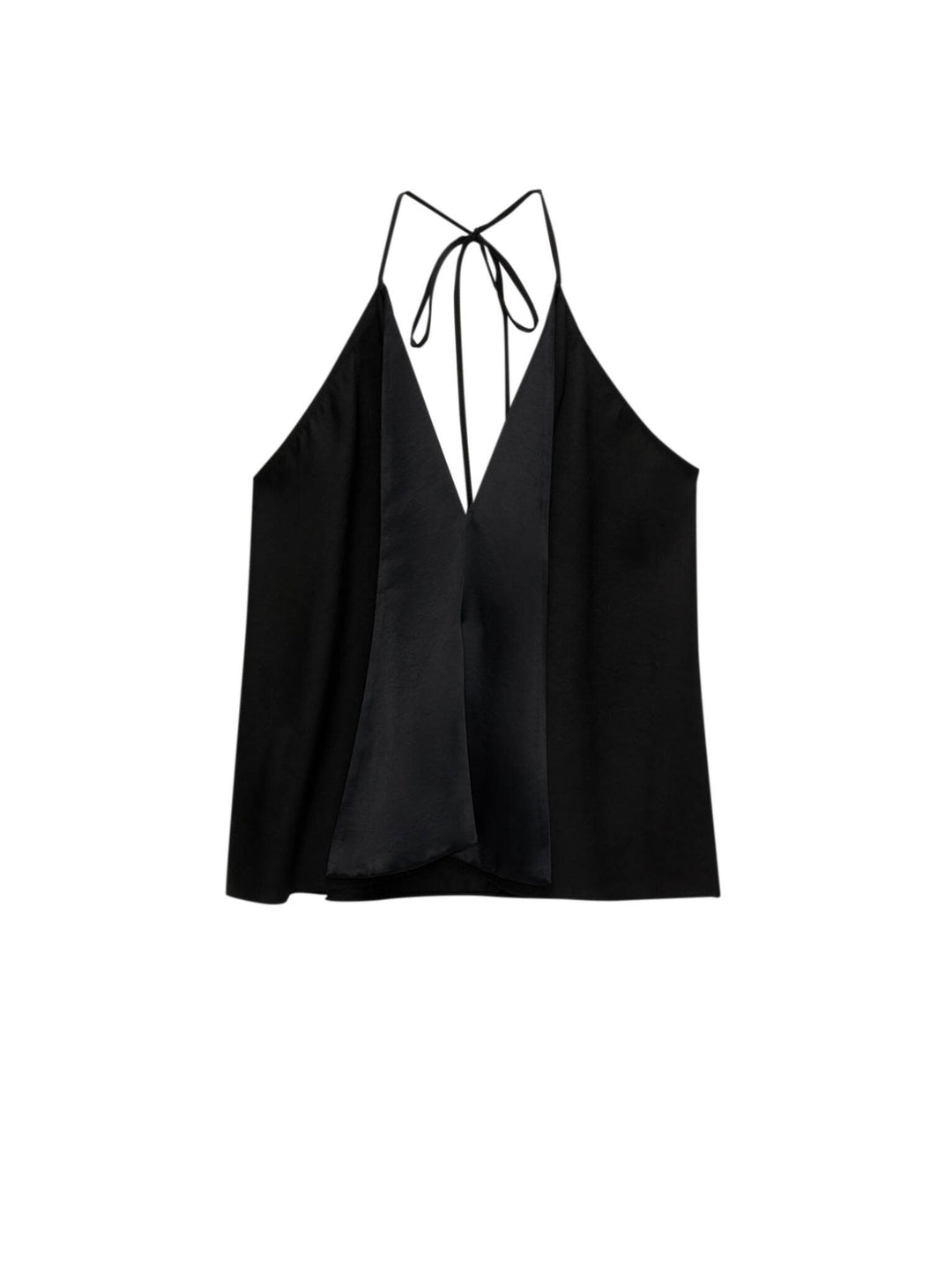 Moudda PULL & BEAR - Gilet Fluide - Revers Satin Nuit - Tunisie 1