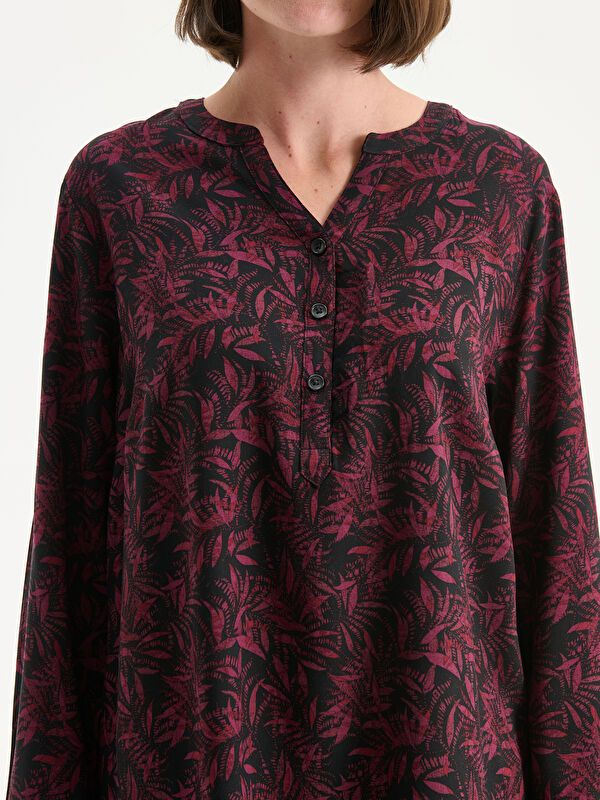 Moudda LC Waikiki - Chemise tissée imprimée cv à manches longues pour Femmes - Tunisie 3