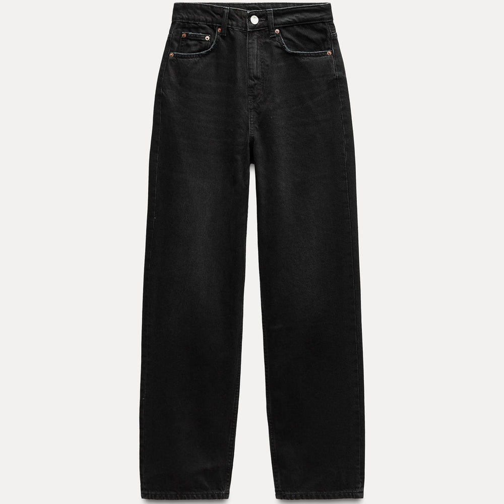 Moudda ZARA - Pantalon mom coupe nouvelle taille haute longueur classique - Tunisie 2