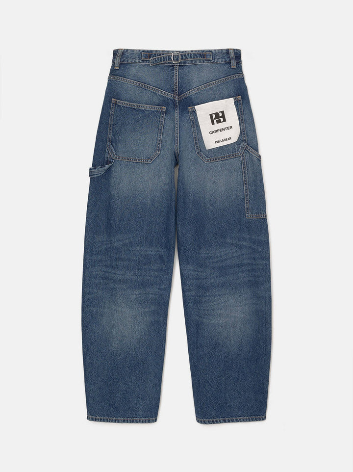 Moudda PULL & BEAR - Pantalon Denim Carpenter Ballon - Tunisie 6
