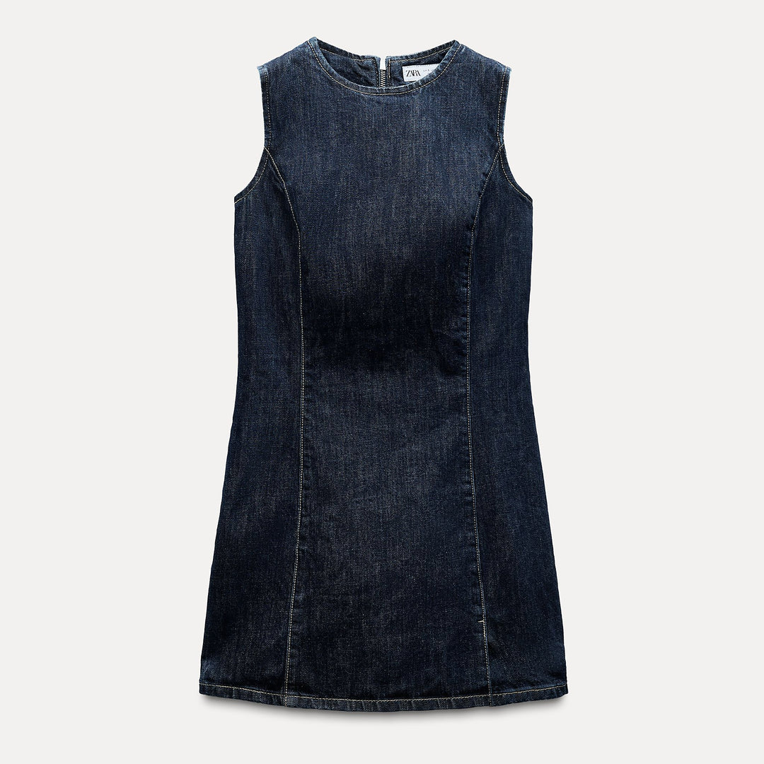 Moudda ZARA - Robe courte slim avec emmanchure sarrasin à fermeture éclair - Tunisie 2