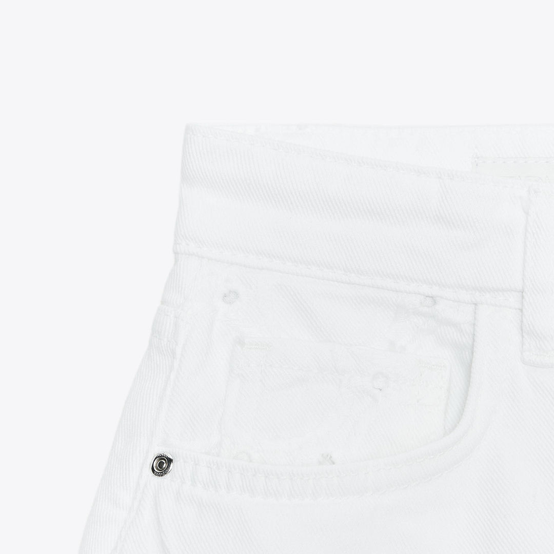 Moudda ZARA - Short Denim - Taille Moyenne & Broderie Suisse - Tunisie 3