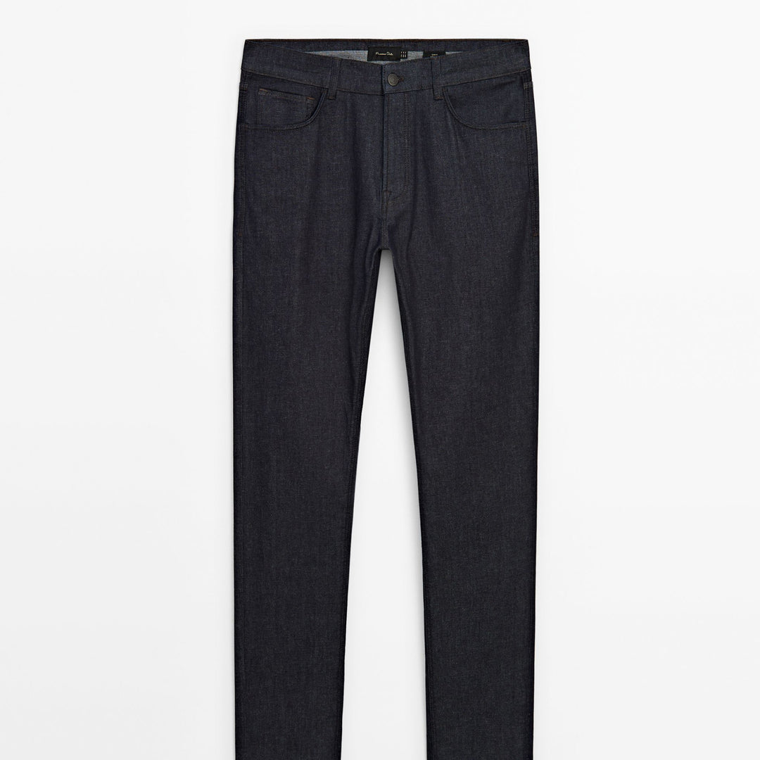 Moudda Massimo Dutti - Pantalon jean rinçé lavé coupe slim - Tunisie 1