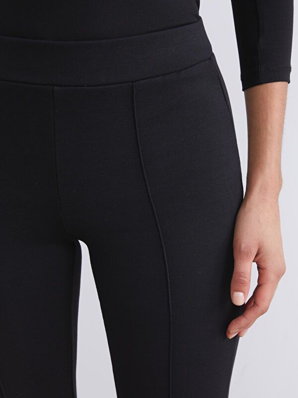 Moudda LC Waikiki - Pantalon tissé moyen Femme Noir - Tunisie 3