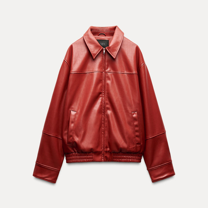 Moudda ZARA - Bomber PU - Poignet Chemisier & Taille Élastique - Tunisie 1