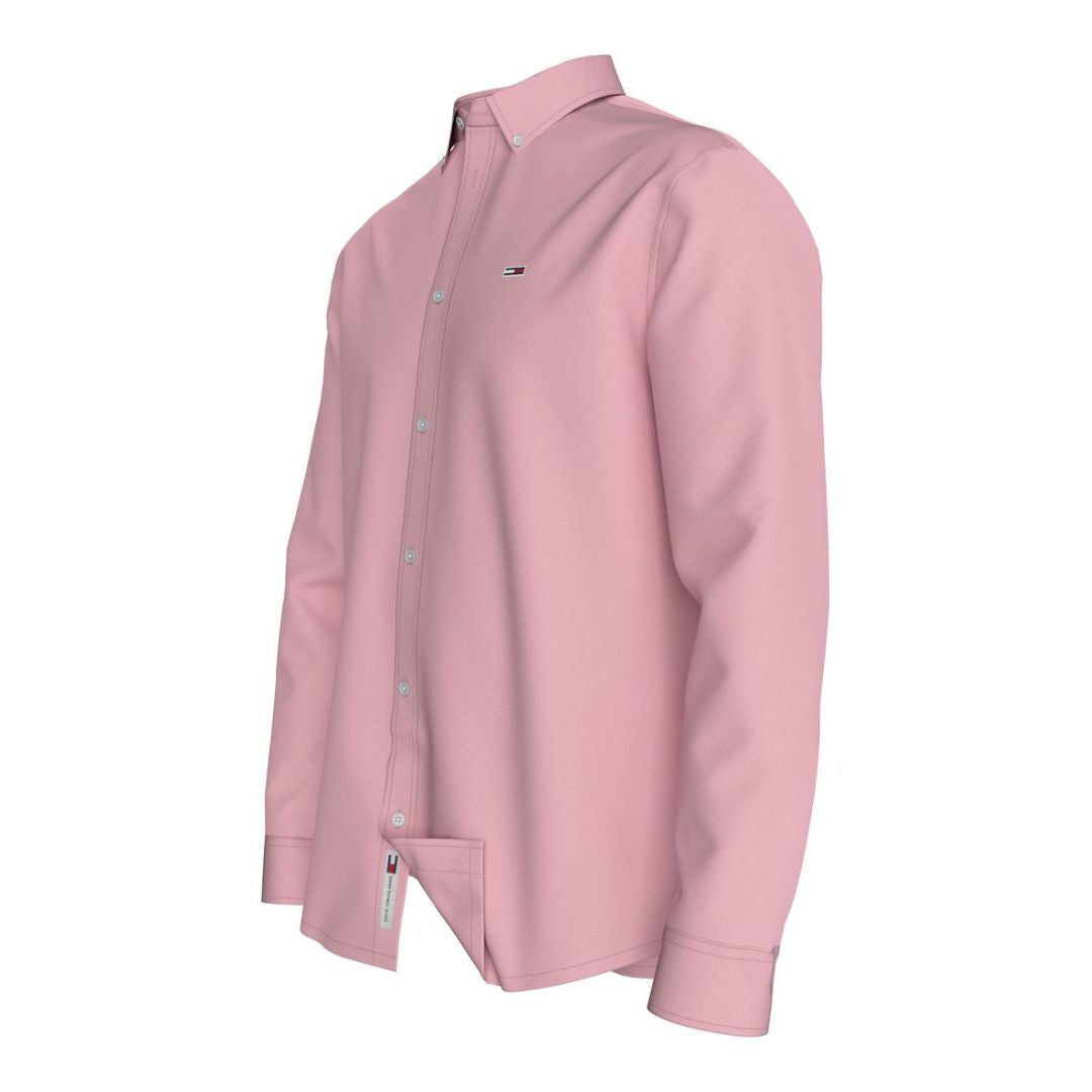 Moudda Tommy Hilfiger - Chemise Oxford Coupe Standard À Écusson  - Tunisie 3