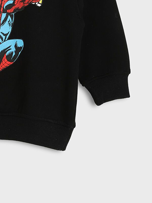 Moudda LC Waikiki - Sweatshirt en jersey sous licence Garçon Noir - Tunisie 3