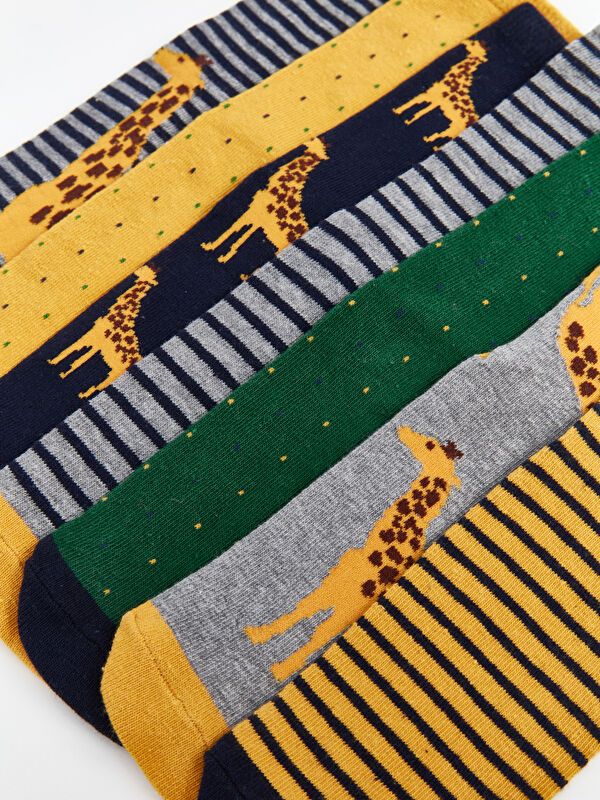 Moudda LC Waikiki - Chaussettes courtes Garçon Fil mélangé teint - Tunisie 3