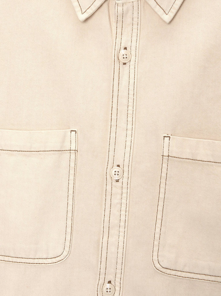 Moudda PULL & BEAR - Veste Twill - Surpiqûre Contrastée - Tunisie 4