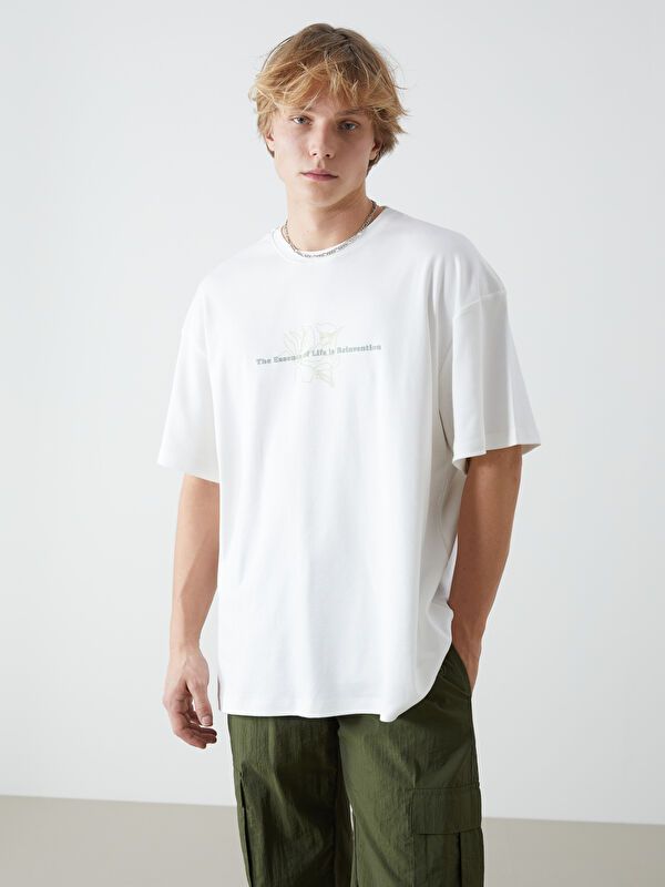 Moudda LC Waikiki - T-shirt imprimé manches courtes en jersey pour Homme - Tunisie 4