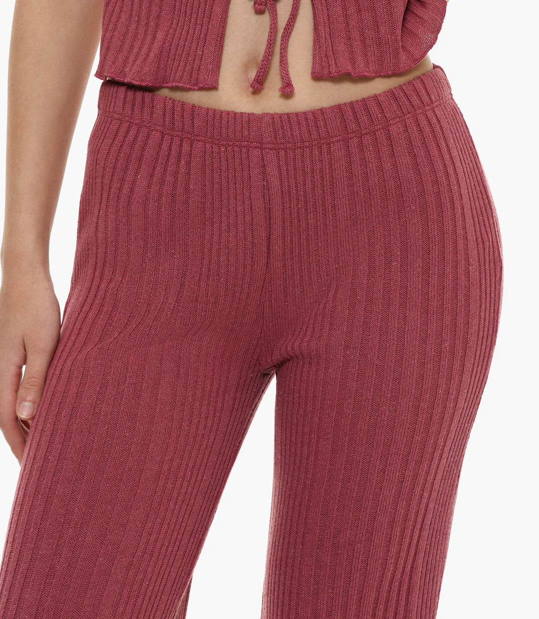 Moudda Lefties - Legging Flare - Côtes Rustiques & Maille Coupée Fille D4 - Tunisie 5