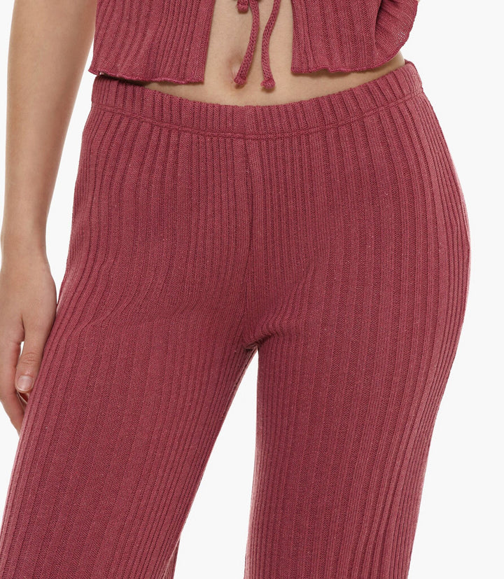 Moudda Lefties - Legging Flare - Côtes Rustiques & Maille Coupée Fille D4 - Tunisie 5
