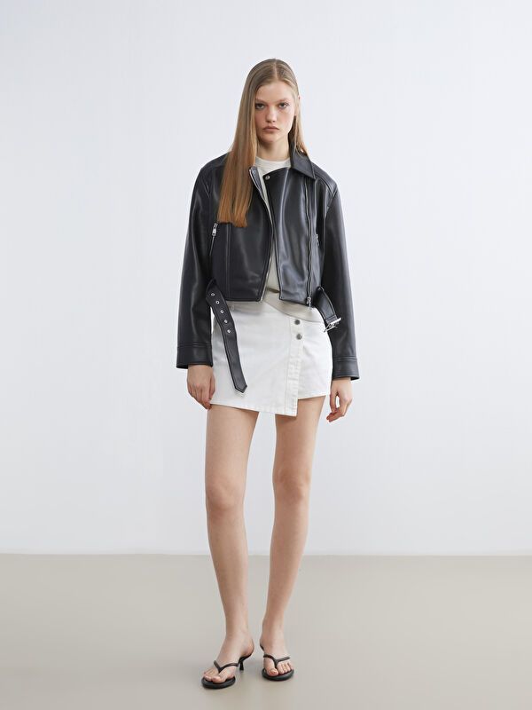 Moudda LC Waikiki - Manteau léger en similicuir pour Femme - Tunisie 2