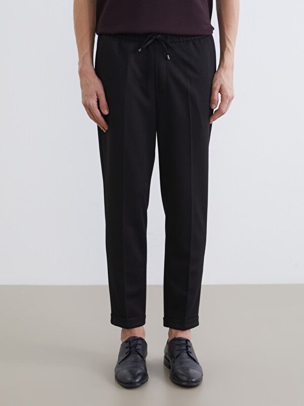 Moudda LC Waikiki - Pantalon mi-saison en tissu pour Homme couleur Noir - Tunisie 2