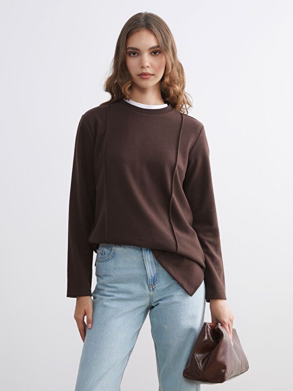 Moudda LC Waikiki - Tunique en jersey à manches longues pour Femmes - Tunisie 1