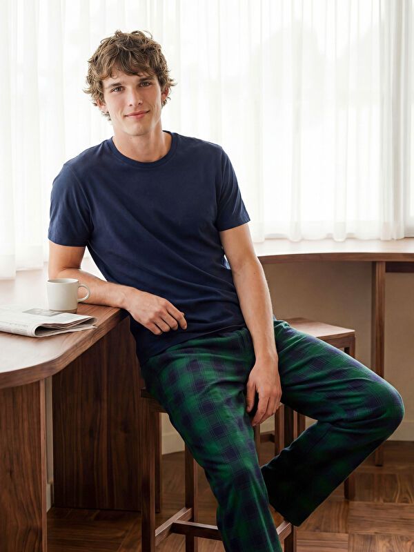Moudda LC Waikiki - Pantalon de pyjama en jersey pour Homme - Tunisie 2