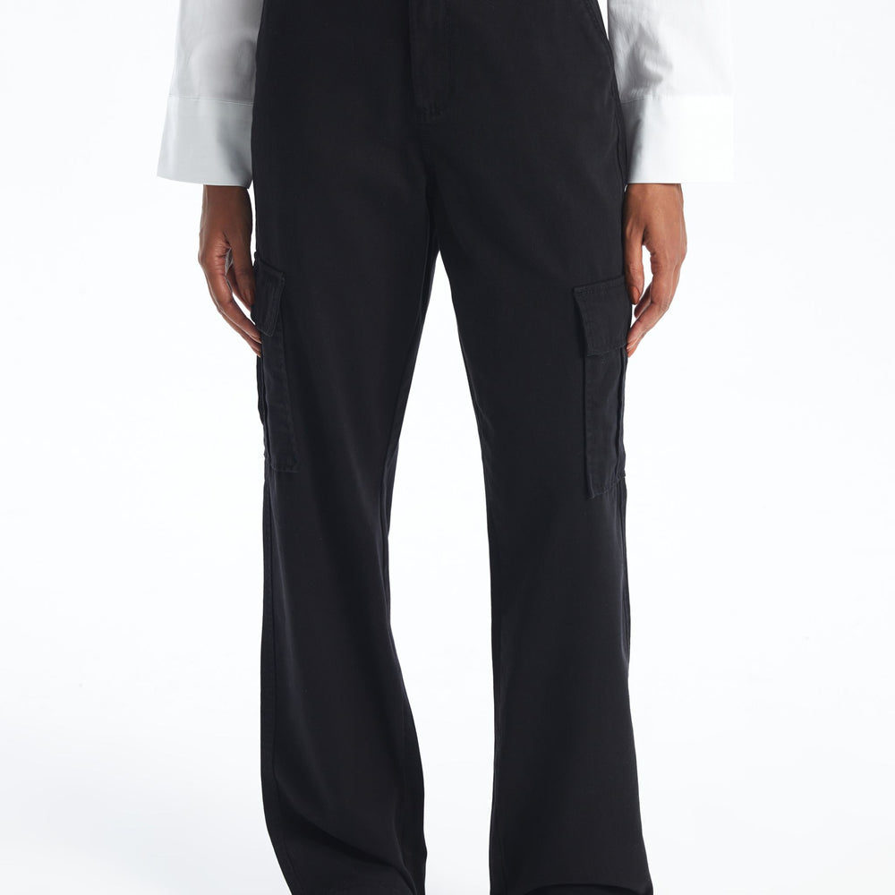 Moudda LC Waikiki - Pantalon tissé moyen Femme Noir - Tunisie 2