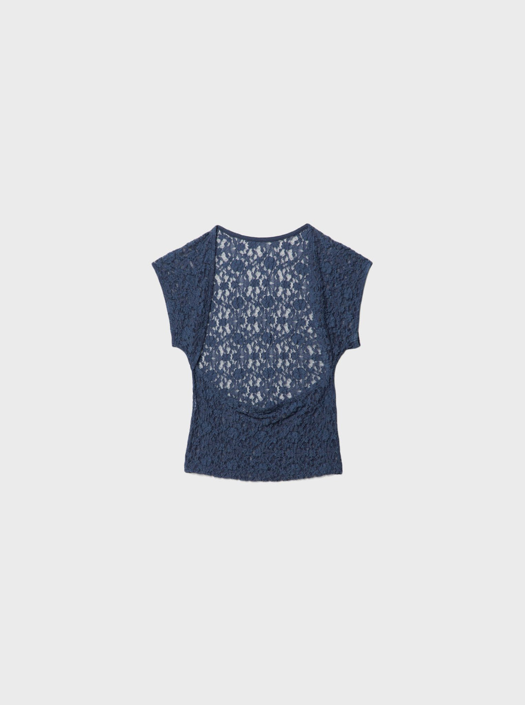 Moudda STRADIVARIUS - T-Shirt Mini Manches Dos Nu en Dentelle - Tunisie 1