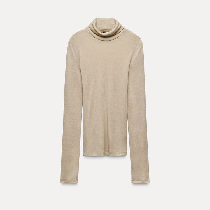 Moudda ZARA - Top Col Cygne en Laine Mercerisée - Tunisie 2