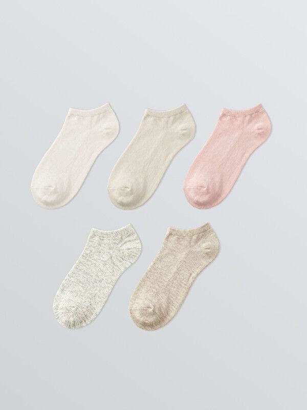 Moudda LC Waikiki - Chaussettes sneaker pour Femme couleur Écru - Tunisie 1
