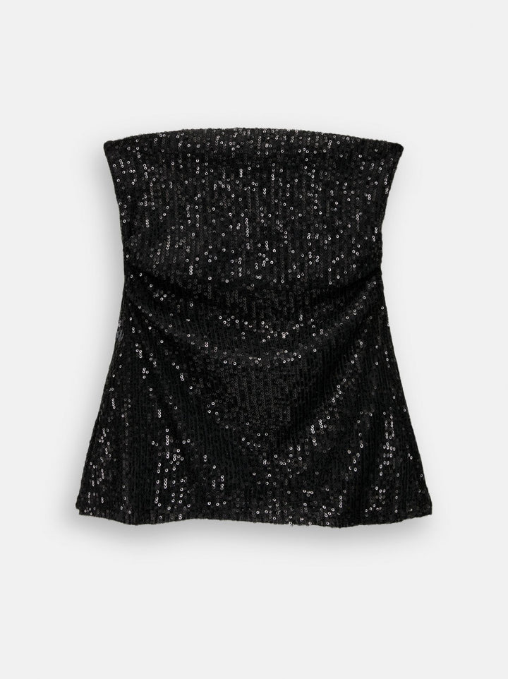 Moudda PULL & BEAR - Body Top Fête Paillettes Parole d'Honneur - Tunisie 3