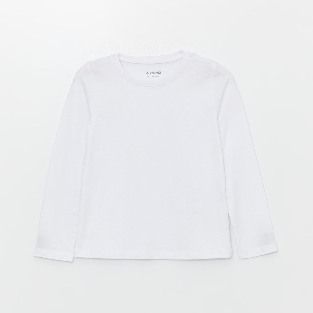 Moudda LC Waikiki - Body jersey basique manches longues Fille Buxe blanc - Tunisie 1