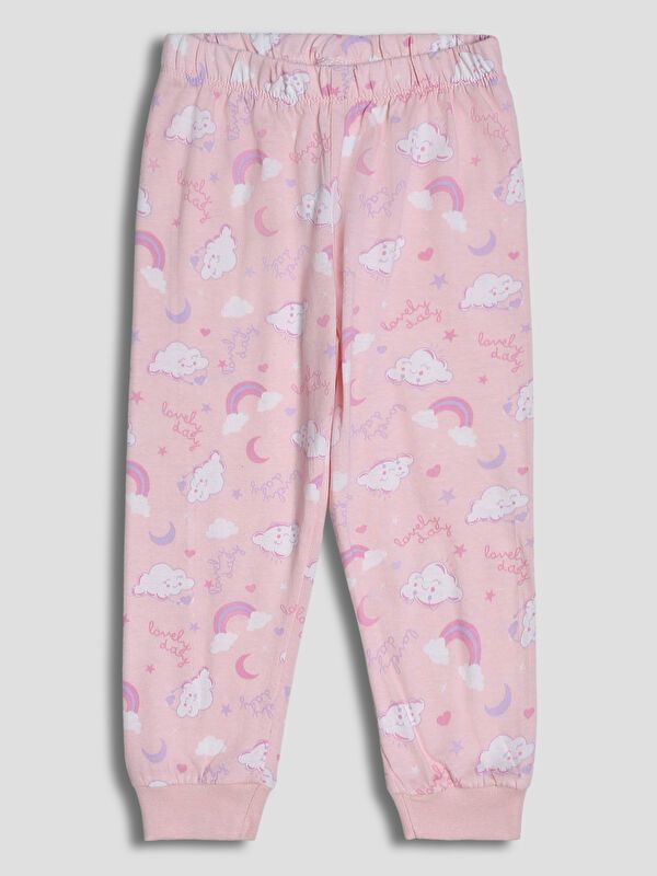 Moudda LC Waikiki - Pyjama manches longues en jersey mi-saison pour Fille - Tunisie 5