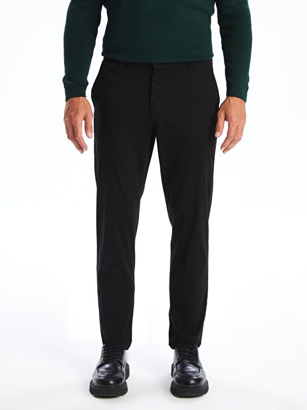 Moudda LC Waikiki - Pantalon chino tissé moyen Homme Noir - Tunisie 2