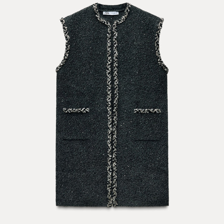 Moudda ZARA - Gilet long fil fantaisie - Tunisie 2