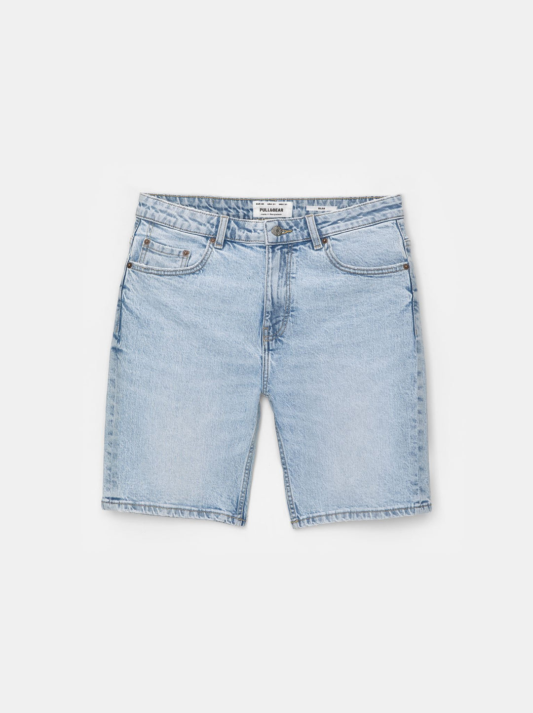 Moudda PULL & BEAR - Bermuda Denim Slim Basique - Tunisie 2